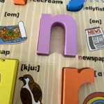 wooden 3D alphabet puzzle board 2