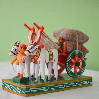 Traditional Wooden Bullock Cart (Yeddula Bandi)